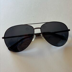 Ted Baker Unisex Black Aviator Sunglasses